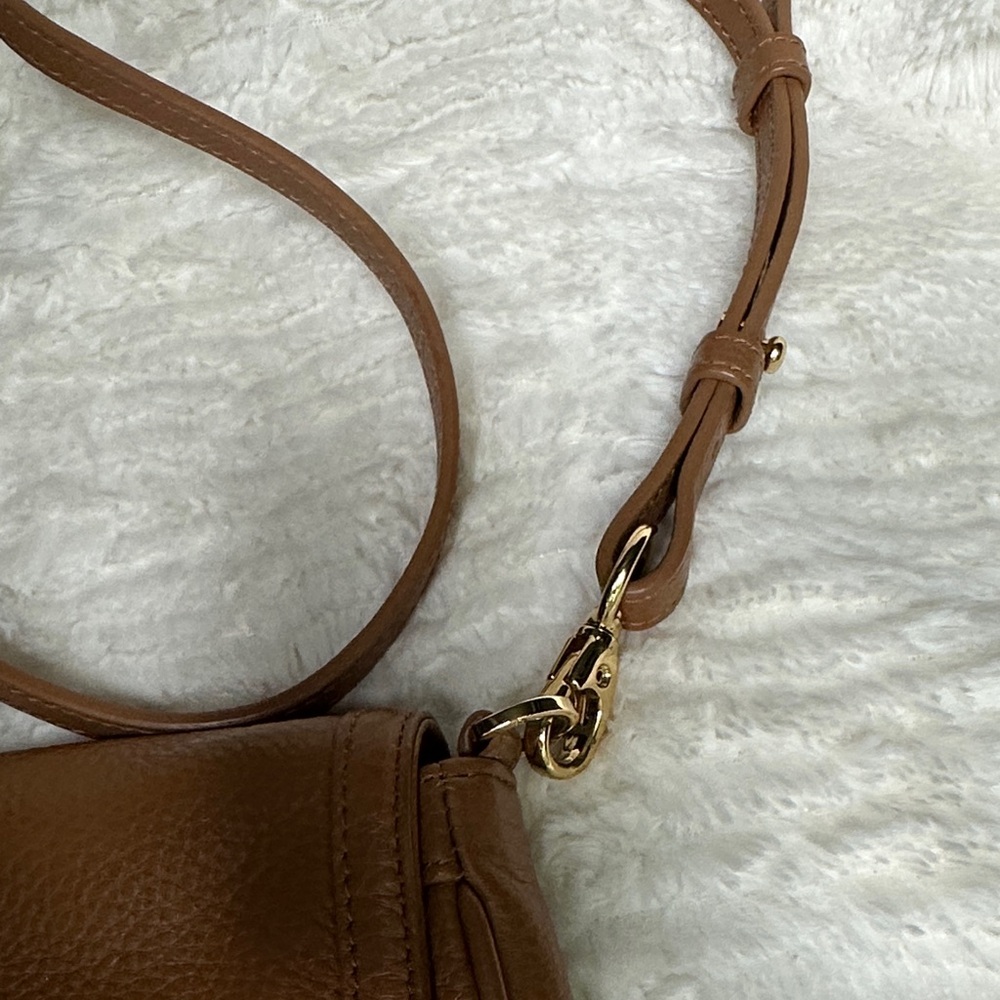 Tory Burch Brown Leather Crossbody Bag - Picture 11 of 11